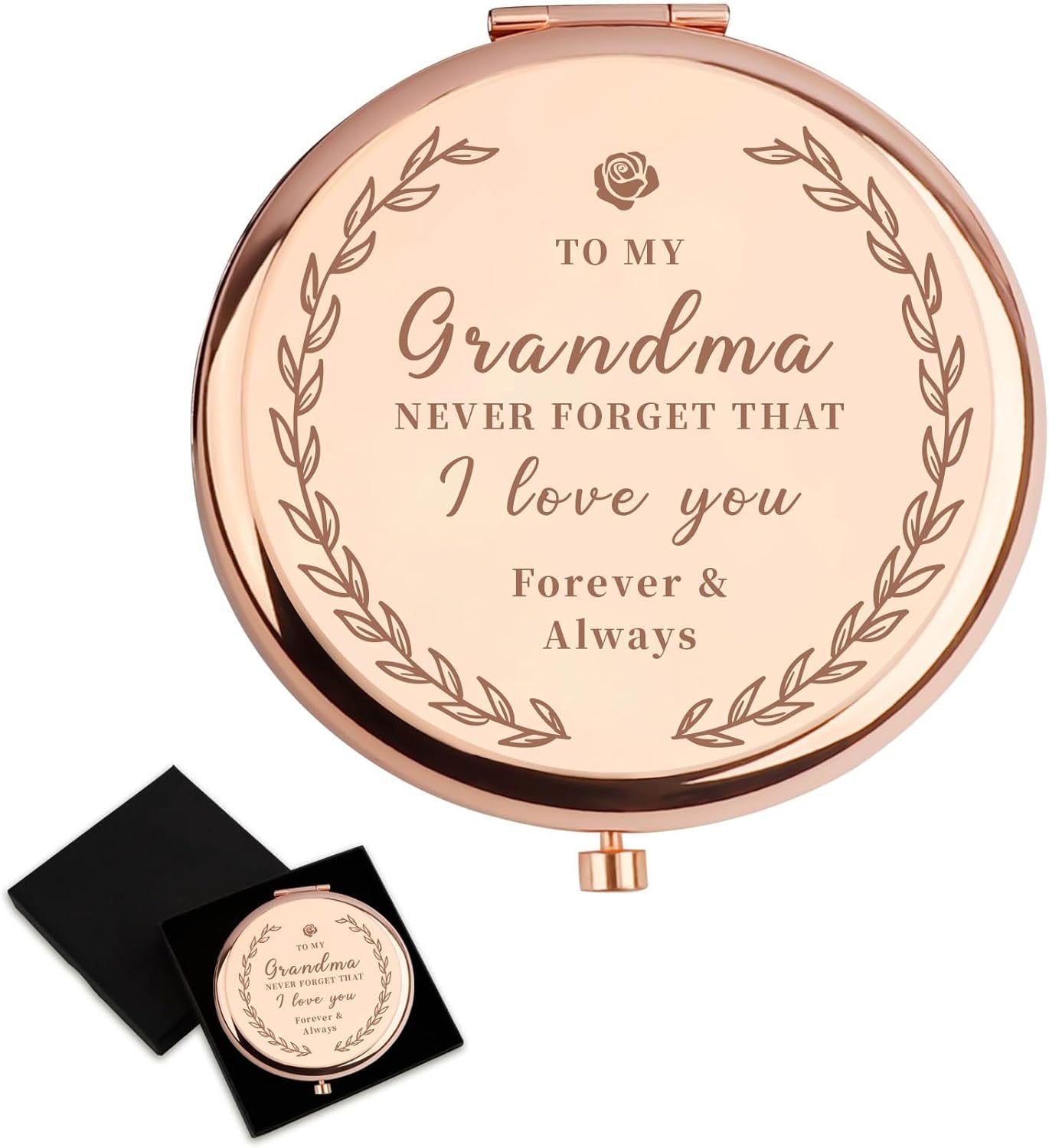 Grandmother, Gifts for Grandma, Grandma Stocking Stuffers, Presents for Grandma, Grandma Compact Mirror, Gifts for Grandma Birthday, Grandmother Gift,Christmas Grandparents Gifts
