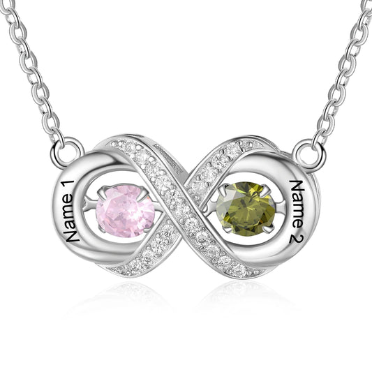 Custom Name Infinity Necklace