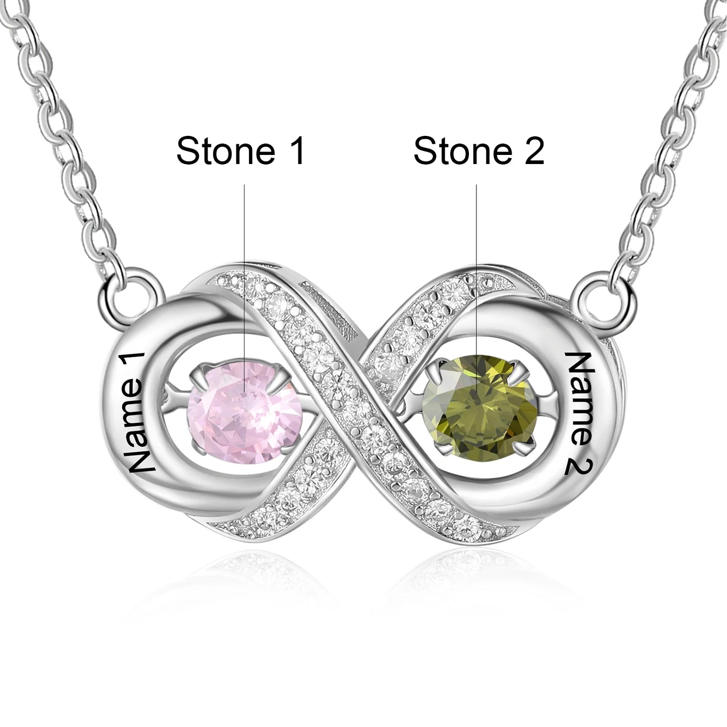 Custom Name Infinity Necklace