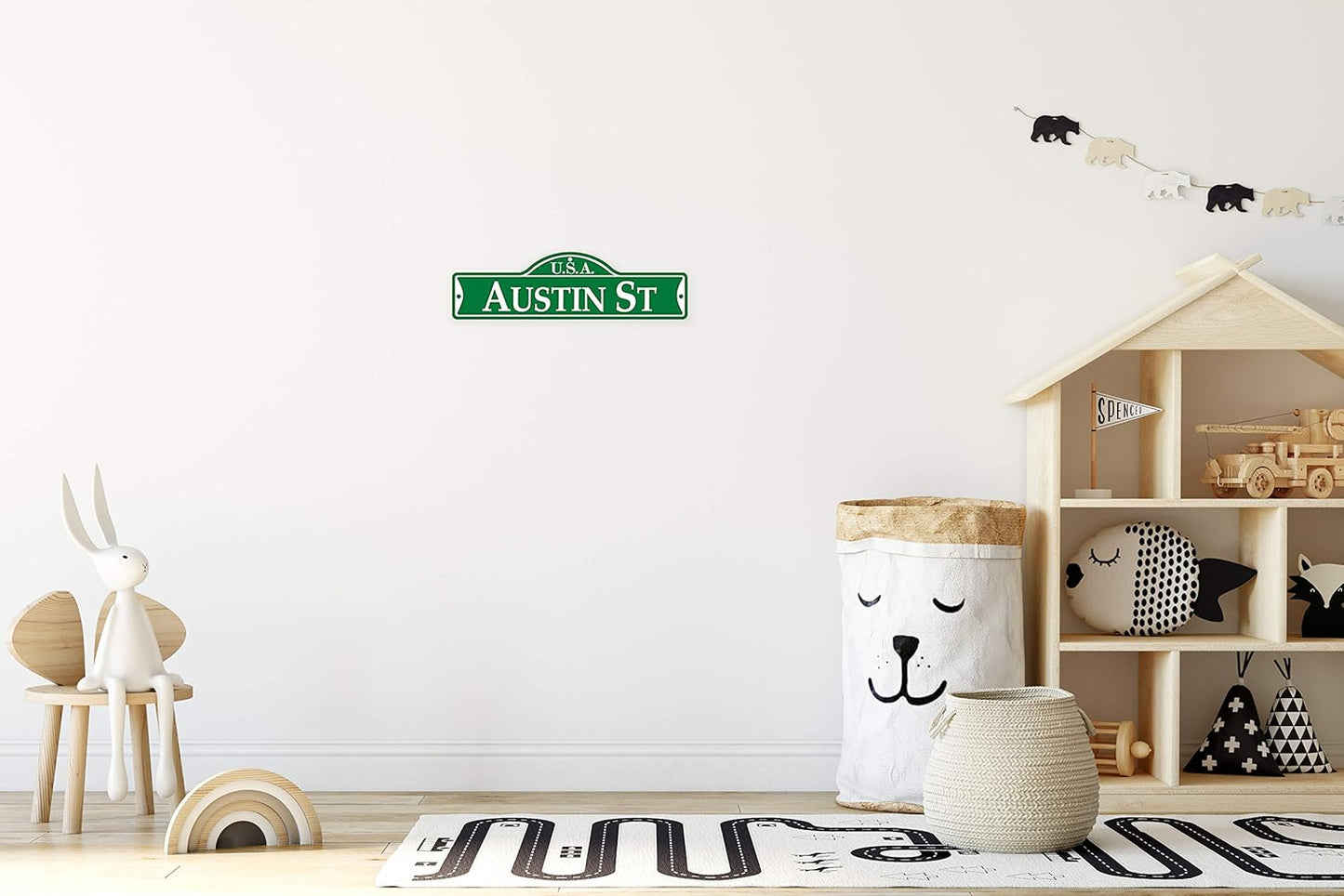 Mini Parking Sign 6" X 9" Personalized Name Sign - Room Signs, Novelty Signs - Bob
