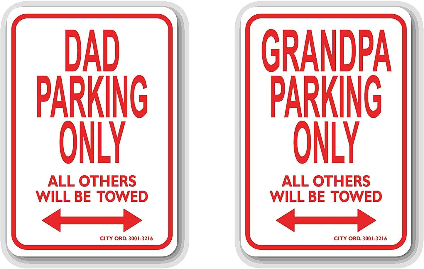 Mini Parking Sign 6" X 9" Personalized Name Sign - Room Signs, Novelty Signs - Bob