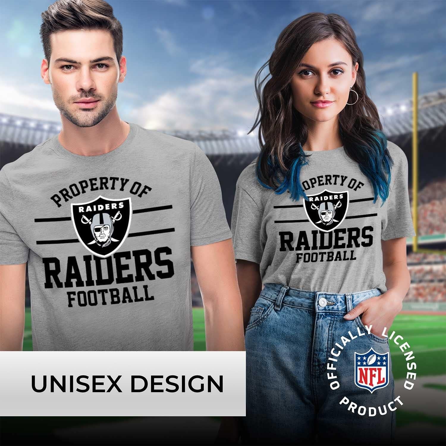 NFL Adult Property of T-Shirt - Cotton & Polyester - Show Your Team Pride with Ultimate Comfort and Quality