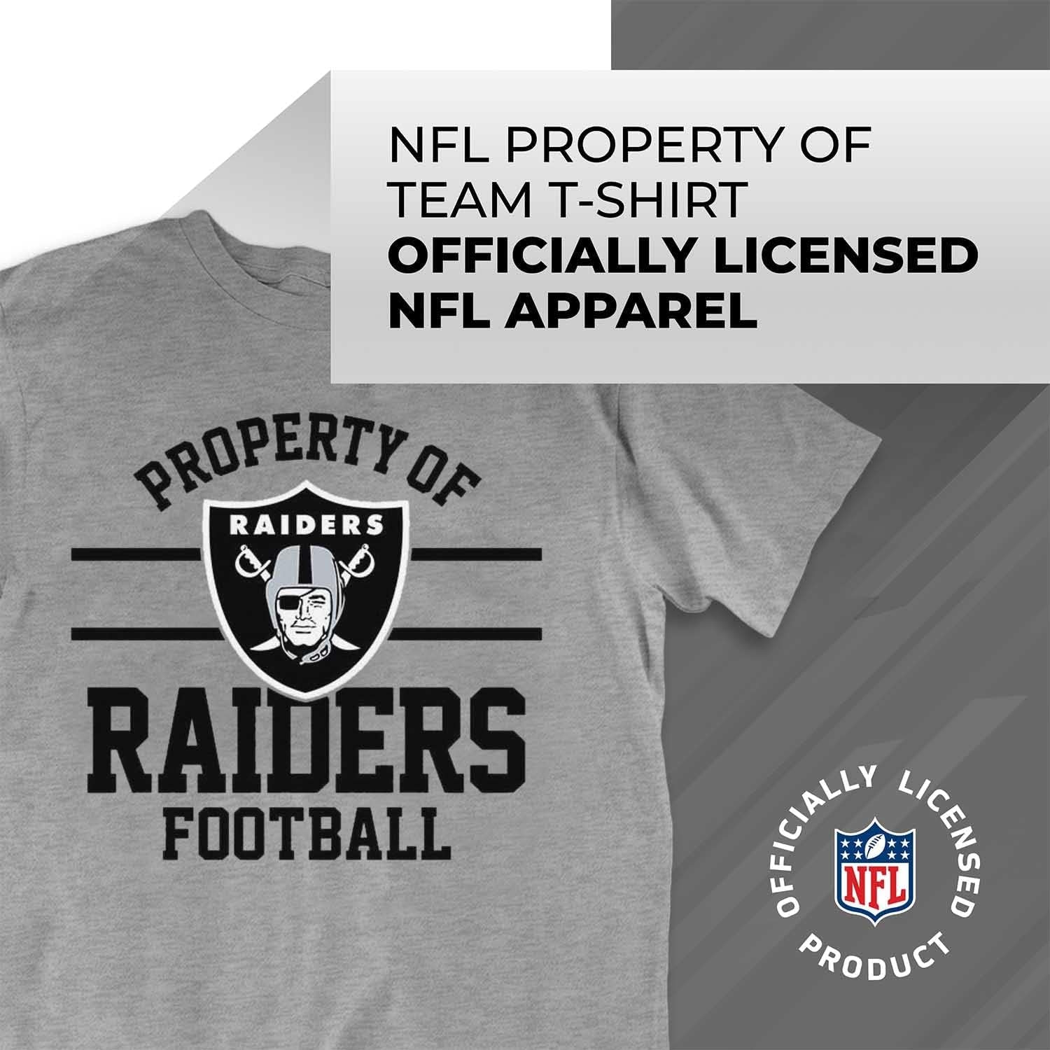 NFL Adult Property of T-Shirt - Cotton & Polyester - Show Your Team Pride with Ultimate Comfort and Quality