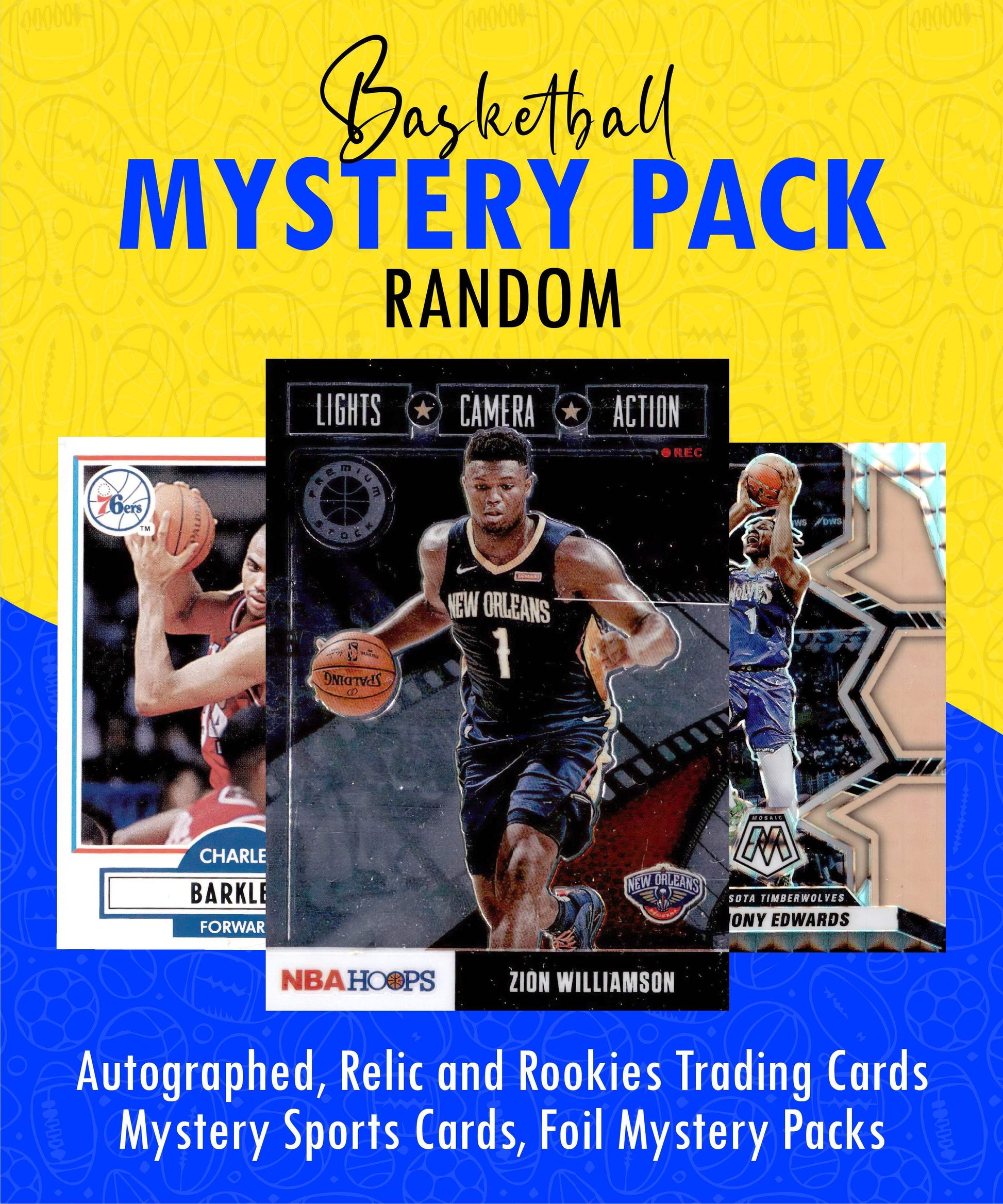 NBA Basketball Mystery Pack Trading Cards – Rookies, Legends, Autographs