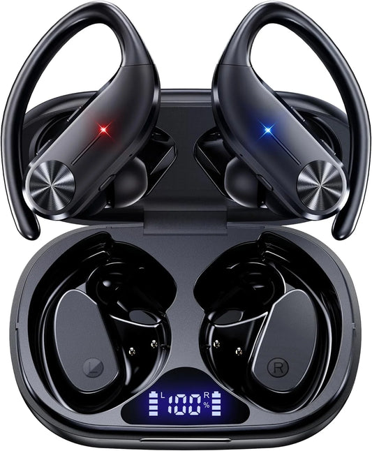 AI Translation Earbuds Real-Time : 144 Languages, Offline Mode, Noise Canceling, 60 Hours Battery - Seamless Translator Headphones for Travel Business Learning, Ios & Android Support