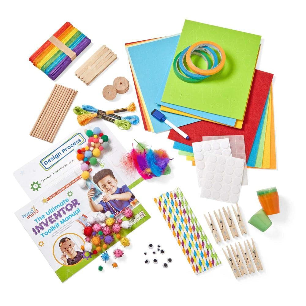 Ultimate Inventor Toolkit, Ages 5+, Kids Inventing Kit, Ultimate Craft Kit, Science Projects for Kids, Engineering Toys for Kids, STEM Building Toys, Kids First Science Kit, STEM Activities