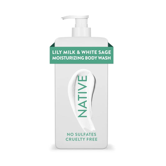 Lily Milk & White Sage Moisturizing Body Wash 18Oz