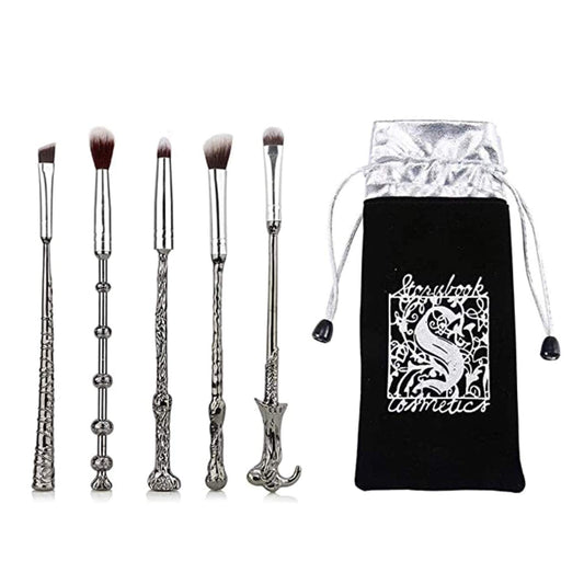 Gifts Wand Makeup Brushes 5 PCS Makeup Brush Set for Foundation Blending Blush Concealer Eyebrow Face Powder